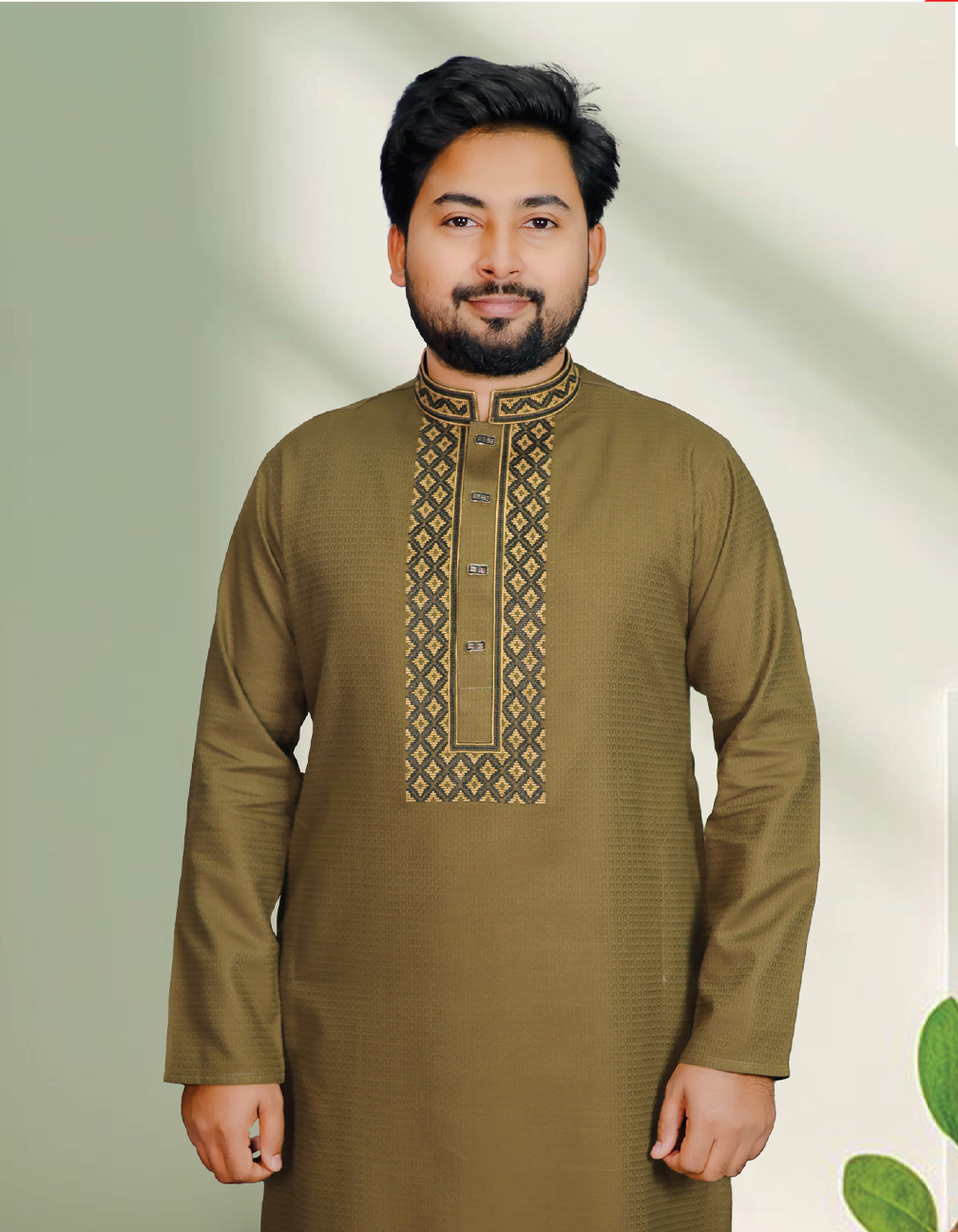অলিভ কালার পাঞ্জাবী কোড: ২০