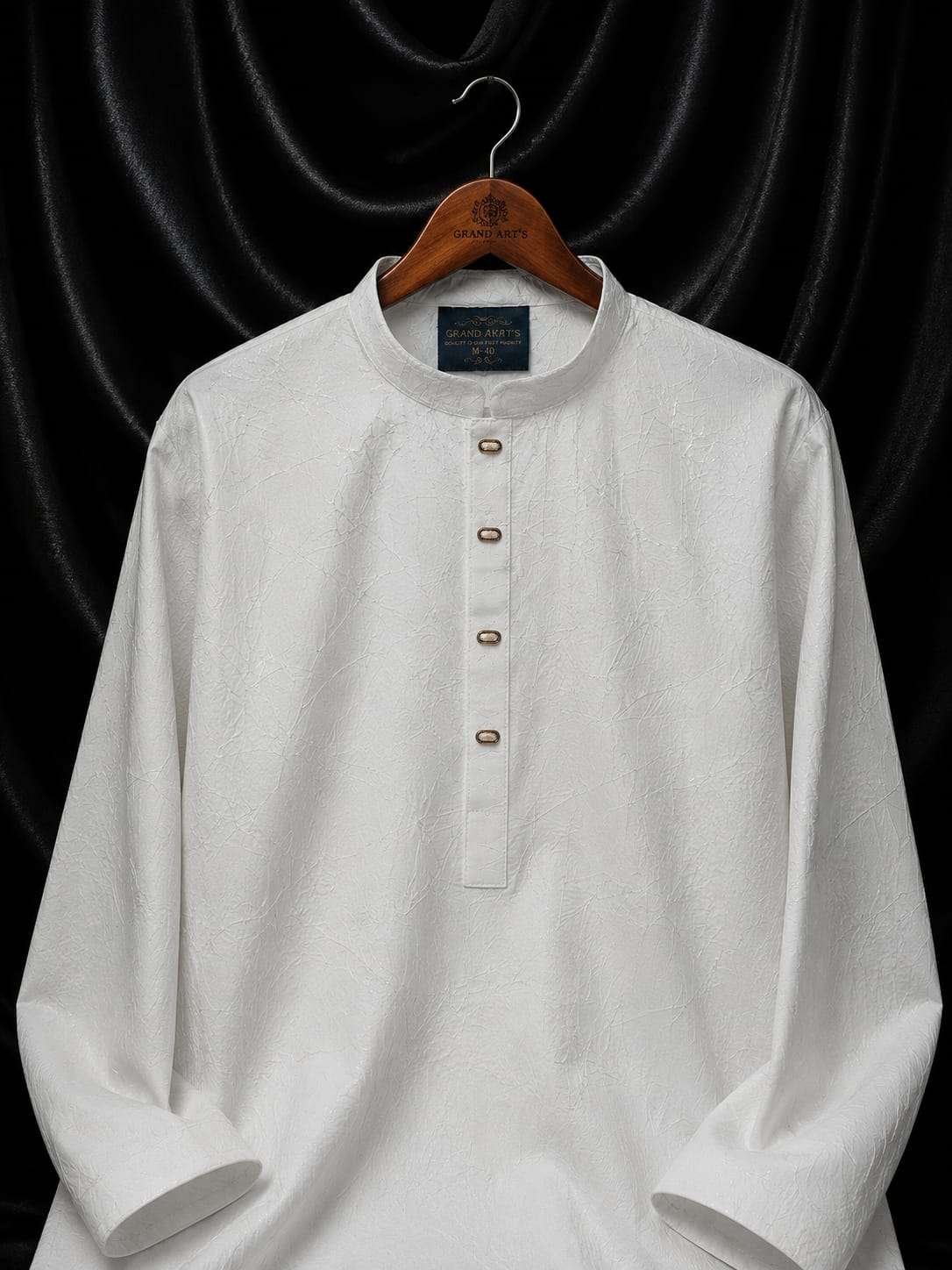 Crush Fabric White Code:-